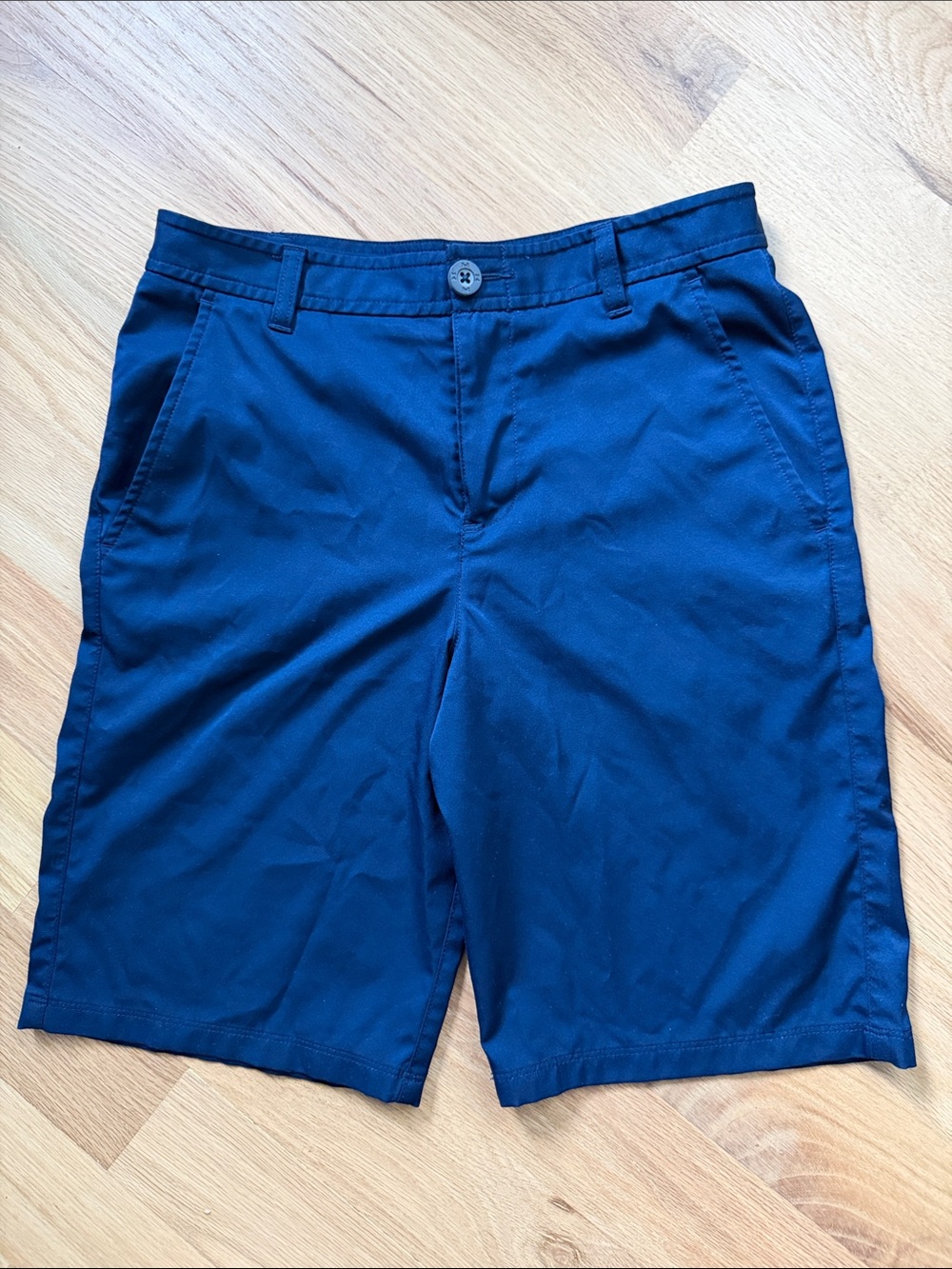 Under Armour Navy Blue Performance Golf Shorts Boys Size 16 yrs